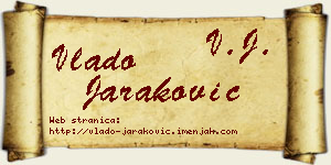 Vlado Jaraković vizit kartica